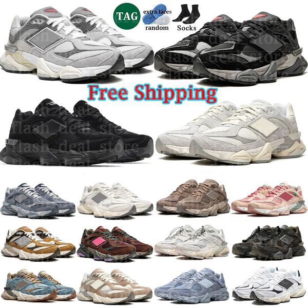 

Free shipping Designer Shoes new 9060 Sneakers men woman Grey Black Quartz Grey Mushroom Cookie Pink Sea Salt Moon Daze Sneakers mens sport Outdoor Shoes size 36-45, Color 9