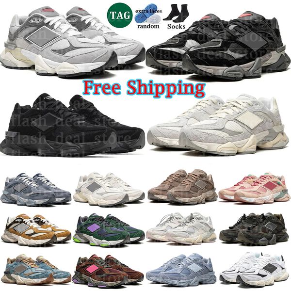 

Free shipping new 9060 Sneakers Designer Shoes Grey Black Quartz Grey Mushroom Cookie Pink Sea Salt Moon Daze Sneakers mens sport Outdoor Shoes 36-45, Color 9