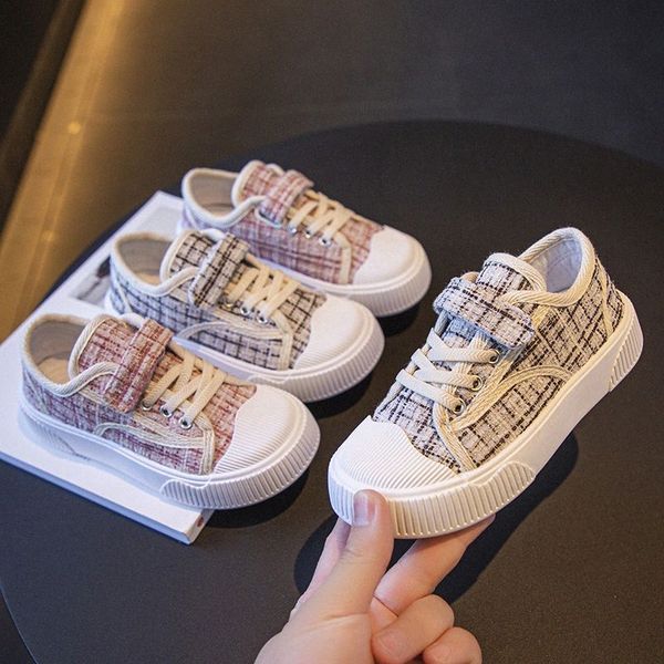 

Sneakers Kids Canvas Casual Toddler Shoes Running Children Youth Baby Sport Shoes Spring Boys Girls Kid shoe Black Pink size 26-37 x4bO#, White