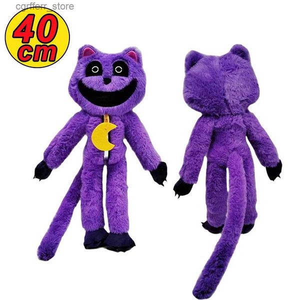 

Plush Stuffed Animals 10 styles of Catnap Plush Smiling Small Animal Plush Toys Hopscotch Catnap Bearhug Plush Doll Decoration Kawaii Soft Fill Toy Gifts240327 St, Black