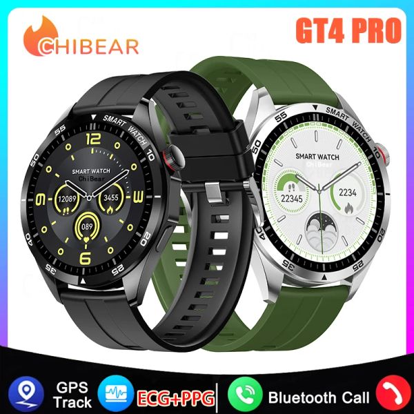 

Huawei for GT4 Smart Women Blood Oxygen Monitor ECG+PPG Smartwatch Phone Call Heart Rate GPS Tracker Watch for Men watch