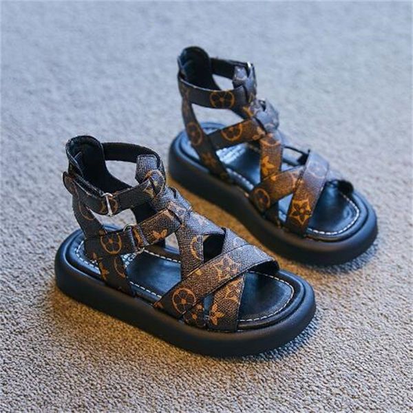 

Fashion Summer Kids Girls Sandals Roman Shoe Children Open Toe Sandal Slipper Casual Princess Shoes Soft Sole Beach Slides b3d7, White