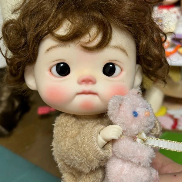 BJD Baby Girl 8-point Big Head Doll Naked Baby Makeup Cute Doll Birthday Gift 25cm BjD 1/6 BJD Doll Dayuanbao Doll