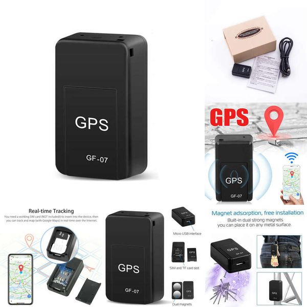 

Upgrade New Mini Find Lost Device Gf-07 GPS Car Tracker Real Time Tracking Anti-Theft Anti-Lost Locator Strong Magnetic Mount SIM Message Positioner
