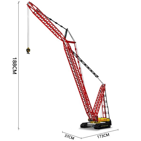 

KING 17015 MOULD High-Tech LIEBHERRS LR13000 Excavator Motorized Crawler Crane Building Blocks Assemble Bricks Toys Kids Gifts