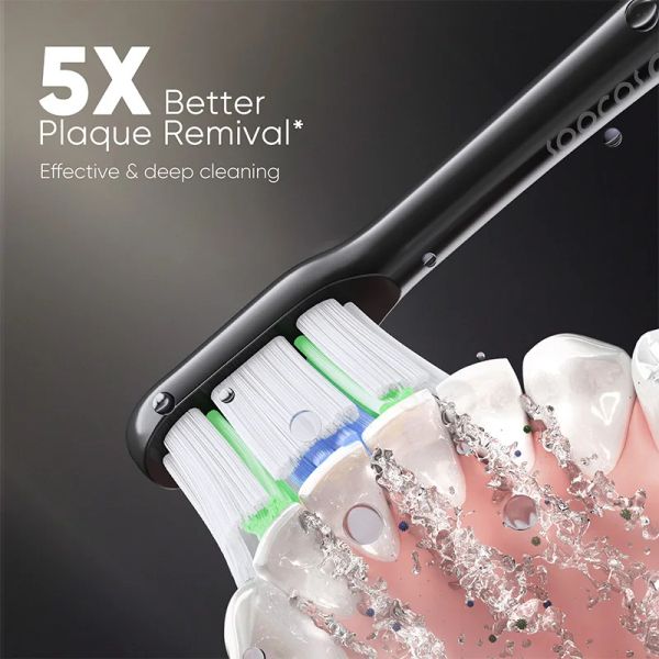 SOOCAS X3U Simple Ultrasonic Toothbrush USB Rechargeable Waterproof Sonic Electric Toothbrush 4 Weeks Teeth Whitening