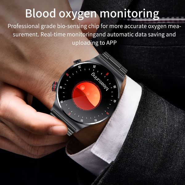 

2022 LIGE ECG+PPG Smart Heart Rate Blood Pressure Watch Health Tracker Waterproof Dial Call Men Smartwatch for Xiaomi watch