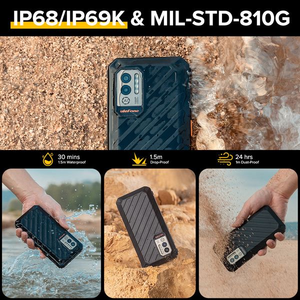 

Power Ulefone Armor X11 Pro Rugged Phone 8150 mAh 64GB ROM Waterproof Smartphone NFC 2.4G/5G WiFi Mobile Phones Global Version s, Black