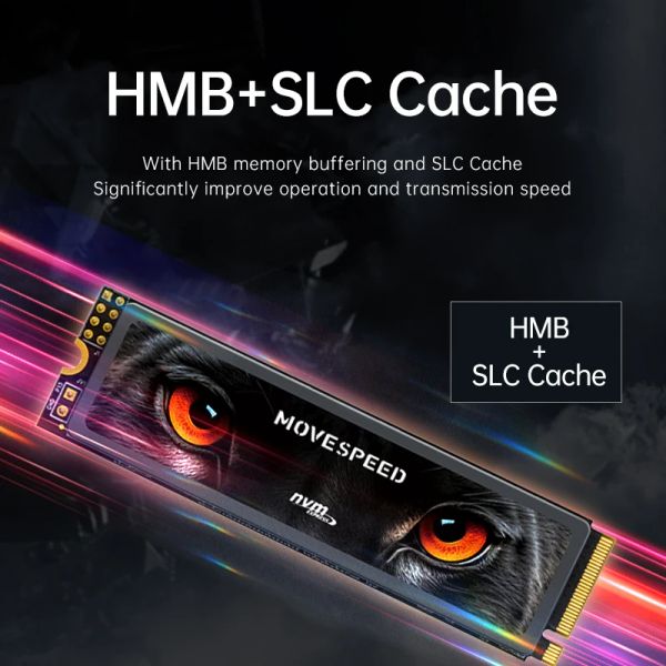 MOVESPEED 7450MB/s 4TB SSD NVMe M2 PCIe 4.0x4 2280 2TB 1TB Internal Solid State Hard Disk M.2 2280 SSD Drive for PS5 PC Laptop