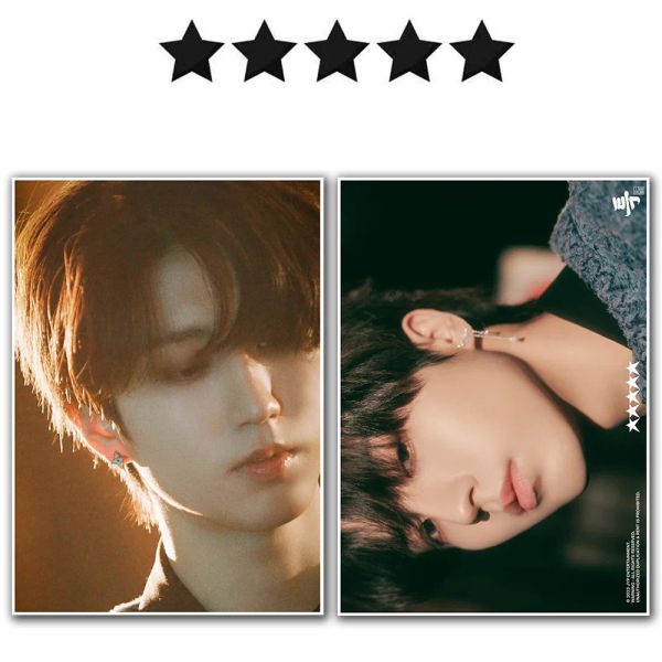 KPOP Stray Kids 5-STAR Album Resume Photo Poster Self Adhesive Pictorial Poster Sticker HyunJin Felix SeungMin Fans Gifts