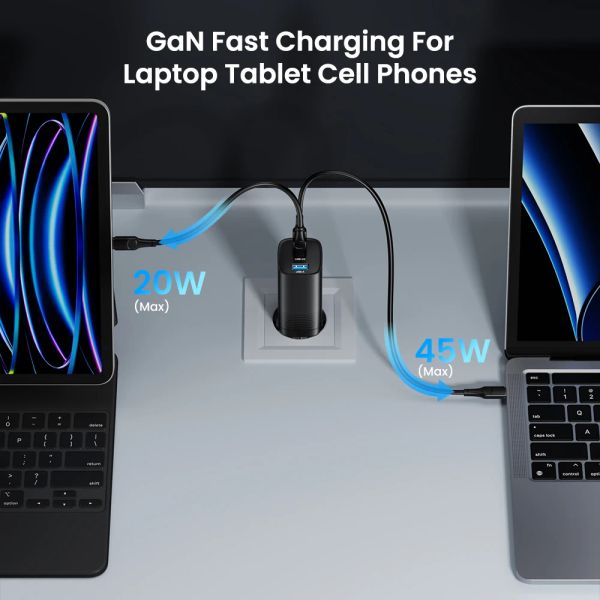 

GaN 65W USB Type C Charger PPS QC4.0 PD3.0 Fast Charger For Samsung Xiaomi Realme iPhone14 13 Pro Laptop Mobile Phones Charger harger Q4.0 harger harger