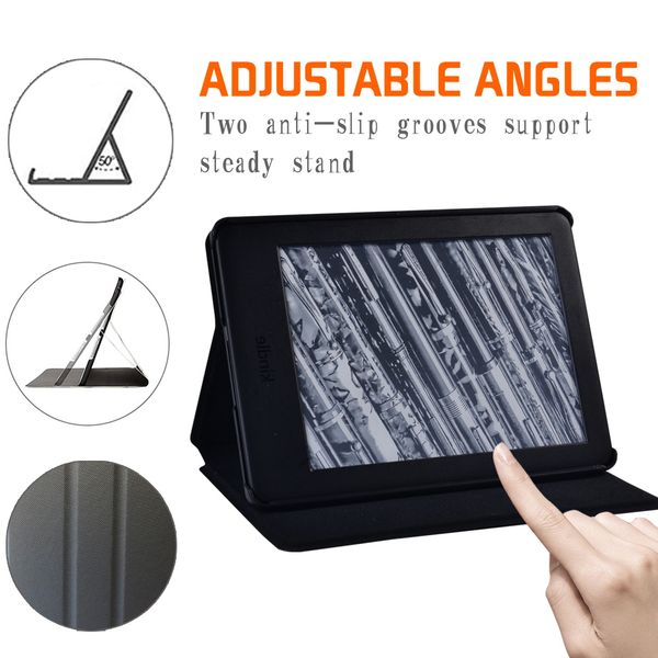 2025 For Kindle Paperwhite new 5 2021 6.8"/Kindle Paperwhite 1/2/3/4/Kindle 10th Gen 2019/8th 2016 Leather Stand Protective Tablet Case
