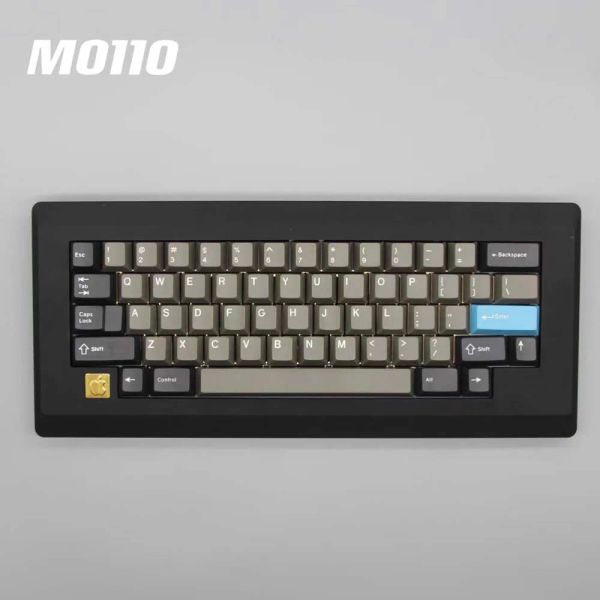 Black/ Retro White M0110 Mechanical Keyboard Kit HHKB Layout ANSI ISO Optional QMK Via/Vial