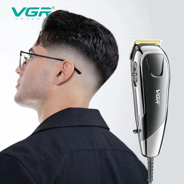 VGR Hair Clipper Professional Hair Cutting hine Adjustable Barber Electric Hair Trimmer Wired Haircut 2025 Clipper new for Men V-127