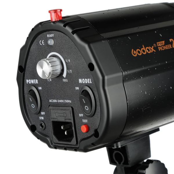 Godox 200W Monolight Photography Studio Photo Strobe Flash Light Head (Mini Studio Flash)