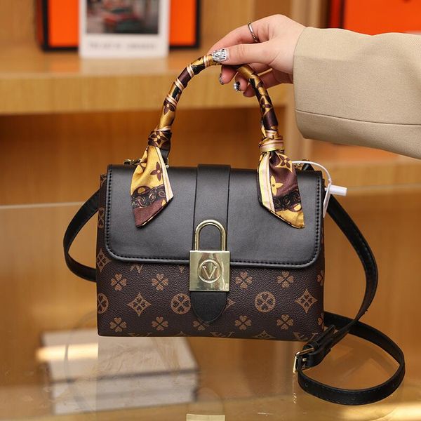 

Bags locky bb designer tote bag leather shoulder clutch handbag brand Latch bags evening packages wallet purse, Pink