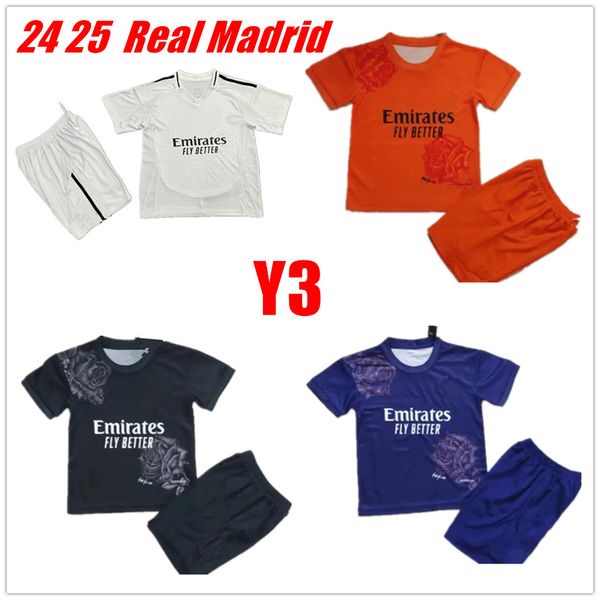 

BELLINGHAM soccer jerseys 24 25 Real Madrids kids football kits VALVERDE TCHOUAMENI ALABA MODRIC RODRYGO Fourth 2024 2025 VINI JR football shirt Top quality, Special no socks