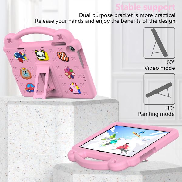 Kids EVA Bear Stand Case for Samsung Galaxy Tab A X Plus S T FE Lite Cover Funda