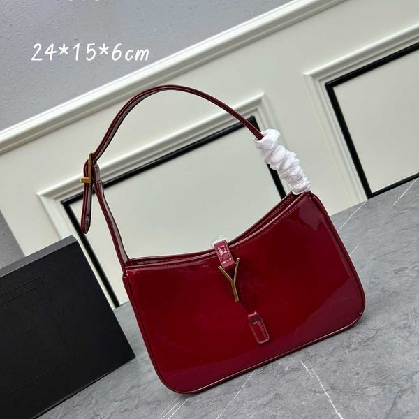 

Designer Bag Halloween Lanboli Book Classic Underarm Hobo Bags Patent Leather Shoulder Women Handbag s Quality Cetge, Gold