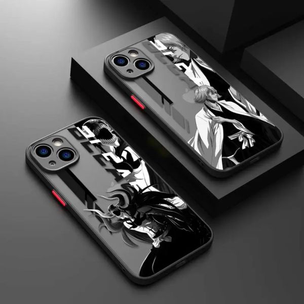 Phone Case for iPhone 14 13 12 11 Pro Max XR X 7 8 XS 6 6S Plus MINI Matte Cover Bleach Manga