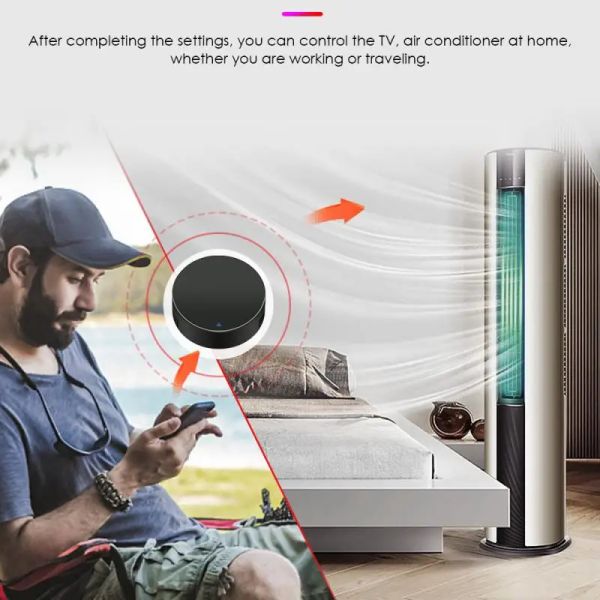 AUBESS Tuya IR Smart Remote Control WiFi Universal Home Gadgets For TV DVD AUD Alexa Google Life