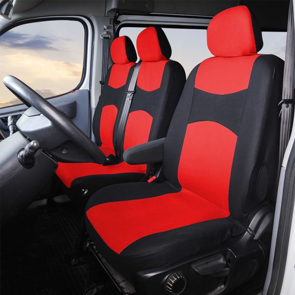 

Seat 1+2 Car Cover for Truck Interior Accessories For Sprinter 316cdi w903 For Fiat Ducato 230 For vw transporter T-4, Black