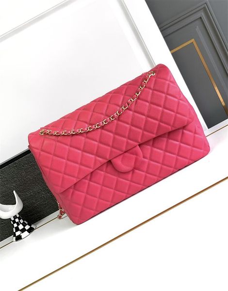 

Designer bag wallet Classic Luxury Chain Fashion Plaid Flower Ladies Brown Leather Handbag designer shoulder bag Shopping Pink White Purse Satchels Bag with box M3, A1