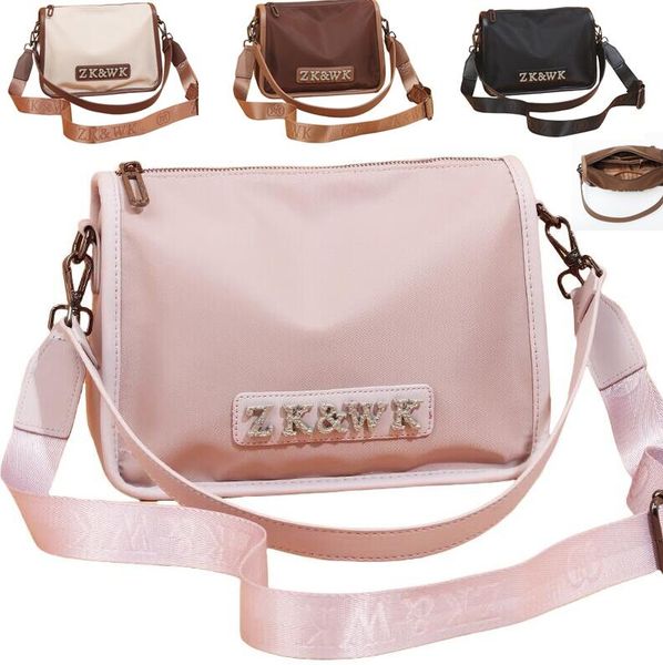 

Womens shoulder bag elegant retro plaid messenger bag light and soft casual Oxford women backpack daily Joker leather handbag Simple women's backpack, Image colors