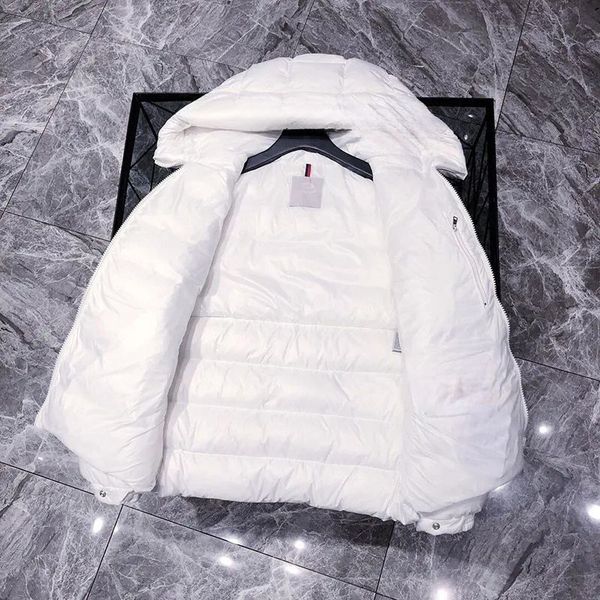 

Top 10AAAAA Designer Mens Winter Down Jacket Parkas France Paris Luxury Man Hooded Puffer Outerwear Coat Clothing Winter Warm Cotton Outdoor, White