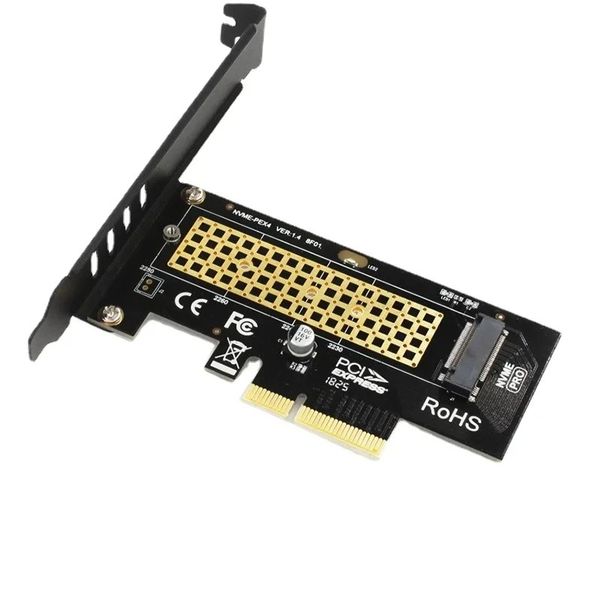 SK4 Heatsink SSD Coog Adapter PCIe X4 Interface Card for NVME NGFF M.2 2230-2280 Size Drives (Black, 2024 Model) dh5727163