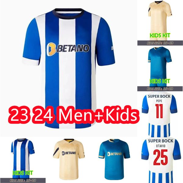 

23 24 FC Portos soccer jerseys Fans version 2023 2024 CAMPEOES SERGIO PEPE OLIVEIRA LUIS DIAZ MATHEUS MEHDI goalkeeper football shirt Kids kits, 23 24 away league patch