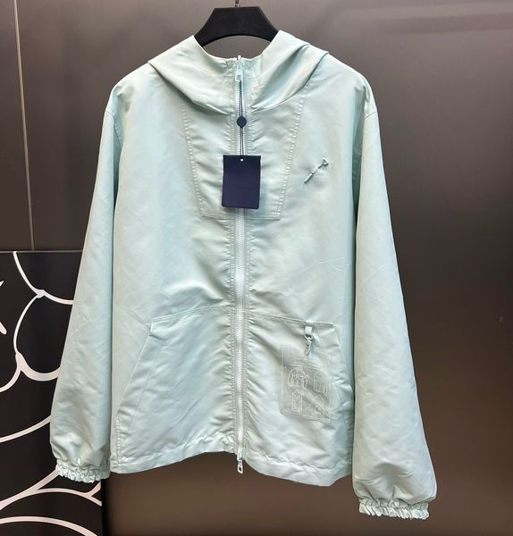 

Designer Mens Plus Size Outerwear Coats Water Resistant Quick Dry Thin Skin Windbreaker Hooded Sun Proof Jackets Reflective 1dx, D3