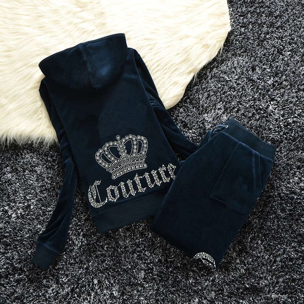 

designer Velvet set Wholesale 2024 hot sell Tracksuit Women Velour Sweatshirt Sewing Suits Outfit Two Piece Set Hoodie Pants Suit Womens Y2k pant Track suit, 605 purple