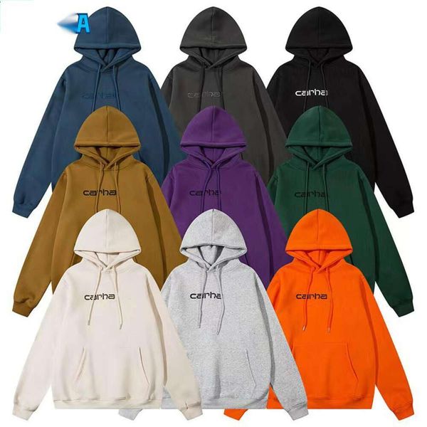 

designer Sweatshirt Carha Classic Letter embroidery Hoodies Pullover Luxury new Blouse Sweatshirts Winter Long Sleeve hood outfits hood sweater hoodied, Purple