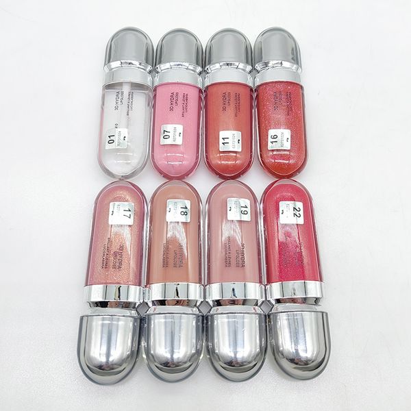 

3D Hydra Lipgloss KI Brillant A Levres Lucidalabbra KO Milano 8 Colors Lip Gloss 6.5ml 0.21 FL.OZ., Mixed color