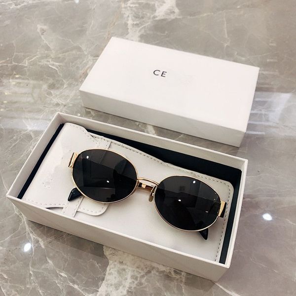 

designer sunglasses for women oval frame shades sun glasses cat eye goggles Premium UV 400 Polarized Sunglasses With Box