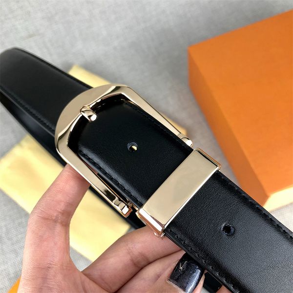 party width with go Design 3.8cm box Men belt casual Classic buckle nice fashion smooth Belts leather let sport ho
