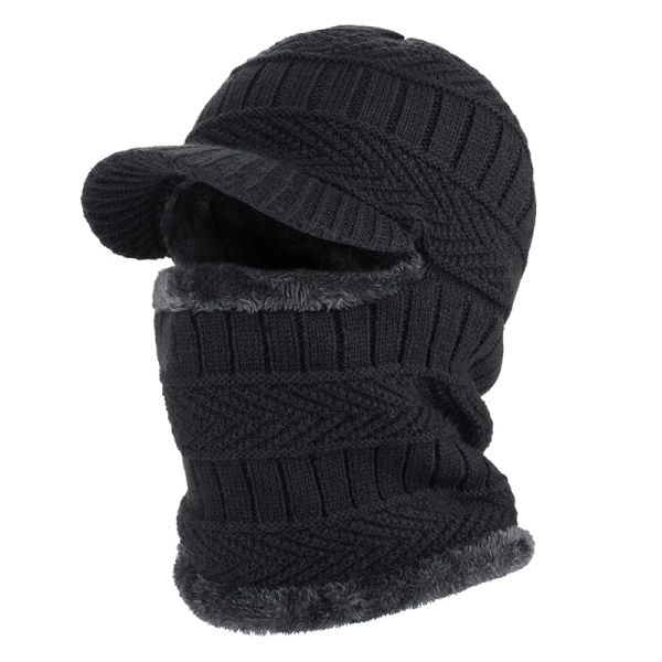 

Winter Hat Skullies Beanies Hats Winter Beanies For Men Women Wool Scarf Caps Balaclava Mask Bonnet Knitted Hat