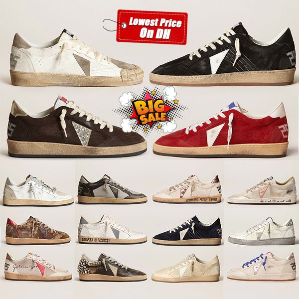 

Classic Designer High Sneakers Famous Gold Italian Brand Paris Highball Star Casual Shoes New Releases Sequins Old Grunge Designer Shoes Platform Sneakers, White