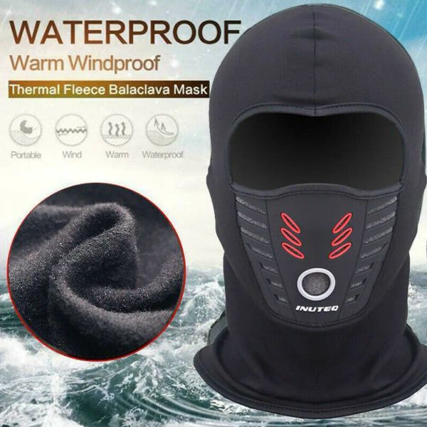 

Summer/Winter Warm Fleece Motorcycle Face Mask Anti-dust Waterproof Windproof Full Face Cover Hat Neck Helmet Mask Balaclavas