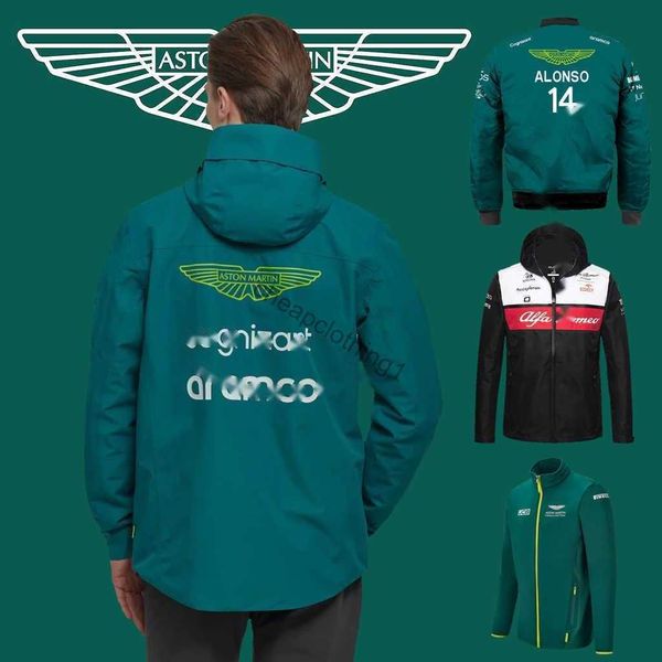 

Jackets Official Aston Martin Jacket Coat Amf1 2024 14 Fernando Alonso Jack Fans F1 Formula 1 Racing Suit Moto Windproof, Beige