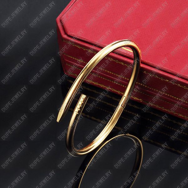 

Nail Bracelet Designer Cuff Bracelets Luxury Jewelry Screw Bracelets Fashion Women Men Love Gift Size Without Box