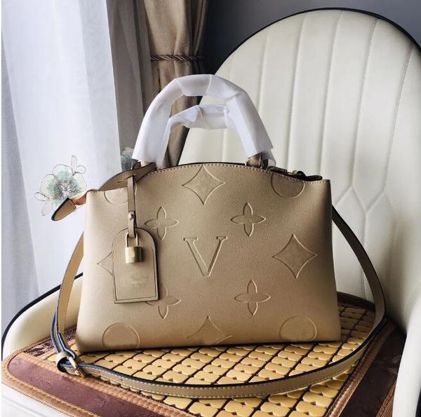 

5A Quality Designer Tote Bags Grand Palais Mm Handbag Casual Handbas Fashion Large Emed Canvas Crossbody Shoulder Bags Wallet M45842 359245, Dlive