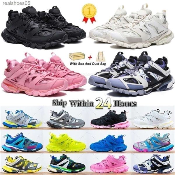 

LED Track 3 Shoe Casual Shoes Track 3.0 S Sneakers Paris Men Designers Women Triple White Black Pink Grey Beige Tracks 3 Sport Snea, Camouflage