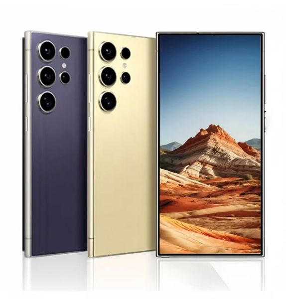

S24 Ultra Dual SIM 4G 5G Phone 6GB+256gb 1TB 6.8HD+ Display 13MP+50MP Camera Android 13 Mobile, Silver