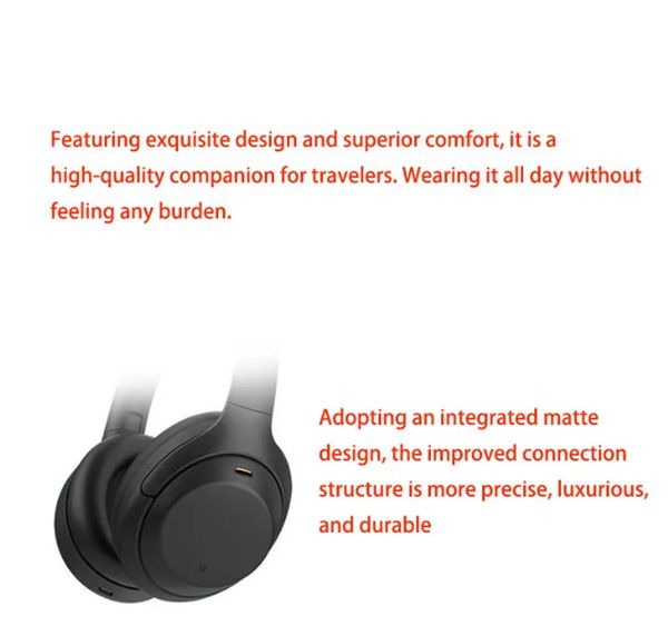 2026 New Trend Earbuds Wh-1000Xm4 For Sony Headphones Bluetooth Earphones True Stereo Wireless Headband Wholesale Factory Smart HD Noise Cancelling Processor He