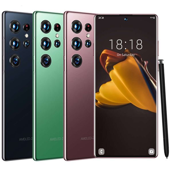 

Android Unlocked Smartphone 5G Face ID Fingerprint Sensor Gold Blue 256GB 512GB, Green