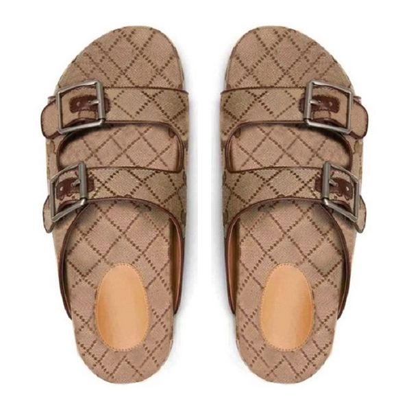 

Big Size 35-47 high quality Luxurys Designer Sandals For Men Women Fashion Classic Floral Brocade Slides Flats Leather Rubber Flip Flops Bottom Beach Shoes Loafers, Red