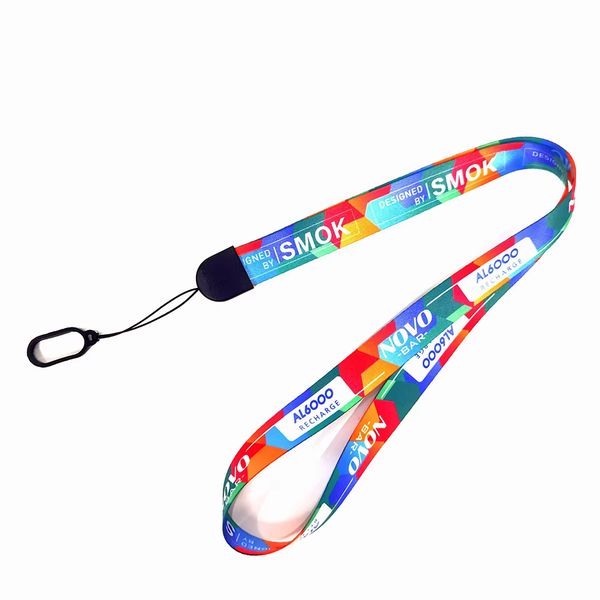 

High quality wholesale multifunctional mobile phone lanyard wrist lanyard Strap with silicone rubber ring