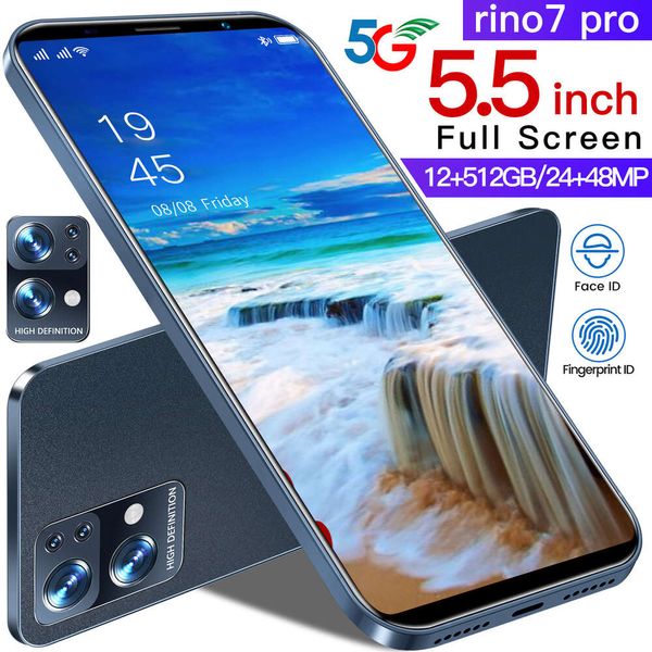 

Smartphone Dual Sim 5G Fingerprint Sensor Waterproof Fast Charging Wireless Charging Black Pink Blue 256GB 64GB 128GB